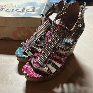 Mudd wedge heels! Stored in original box! Size 7 women’s.